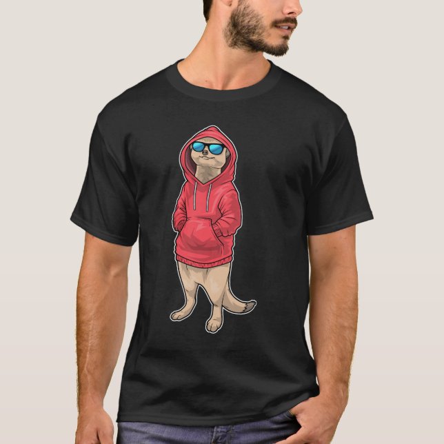 Camiseta Gafas de sol de suricata de invierno (Anverso)