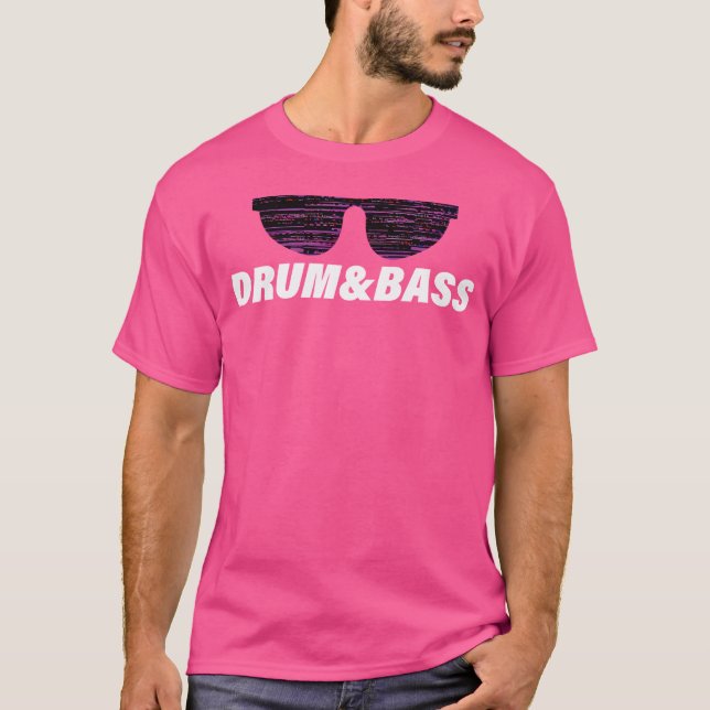Camiseta Gafas De Sol De Tambor Y Bass (Anverso)