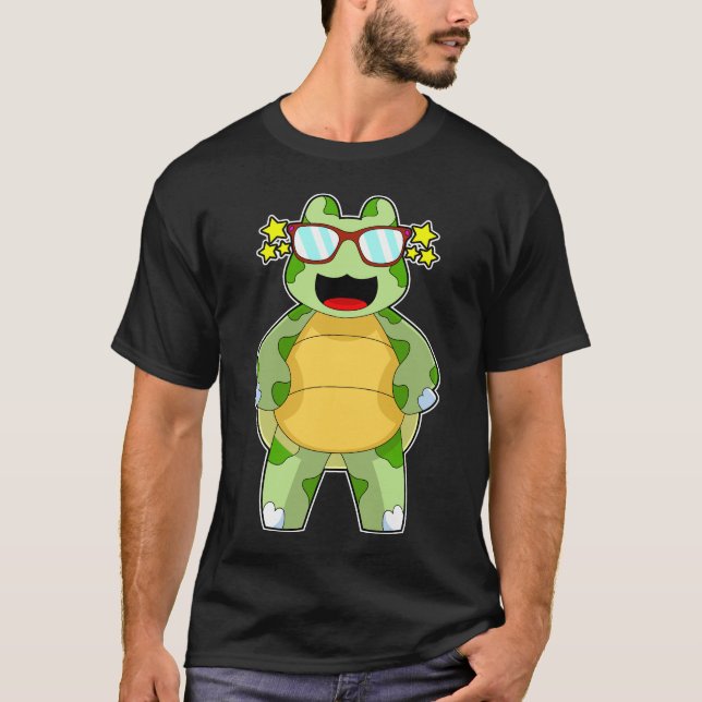 Camiseta Gafas de sol de tortuga (Anverso)