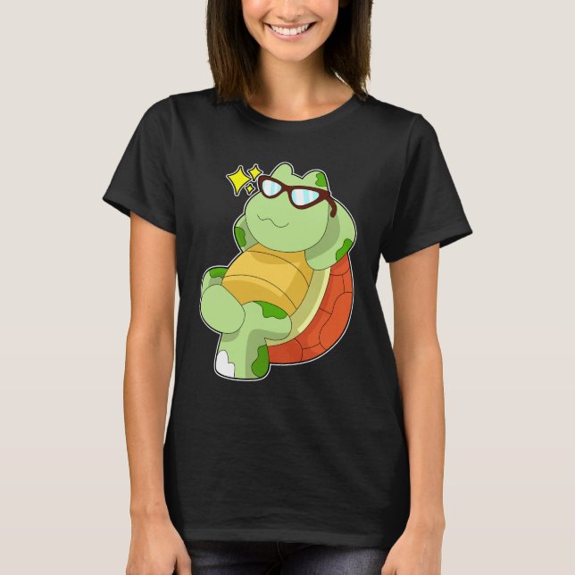 Camiseta Gafas de sol de tortuga (Anverso)