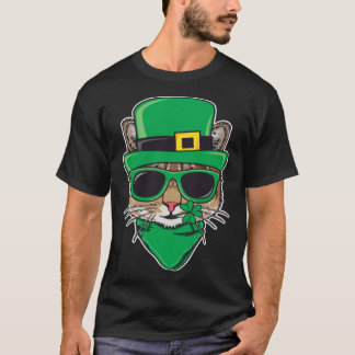 Camiseta Gafas de sol de trébol del día de San Patricio de