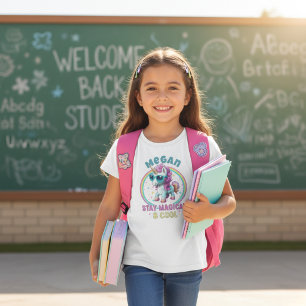 Camiseta Gafas de sol de unicornio mágicas personalizadas p