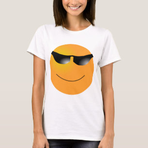 Camiseta Gafas de sol del Emoticon