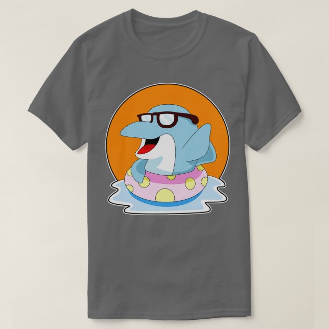 Camiseta Gafas de sol delfines (Diseño del anverso)