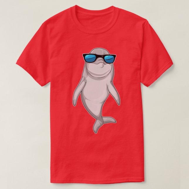 Camiseta Gafas de sol delfines (Diseño del anverso)