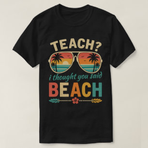 Camiseta Gafas de sol divertidas de verano retro de playa p