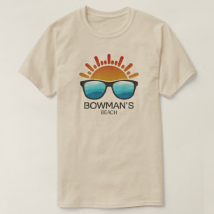 Camiseta Gafas de sol en la playa de Bowman Florida