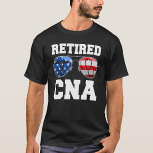 Camiseta Gafas de sol Enfermera Cna jubilada Retiro 4 de Ju