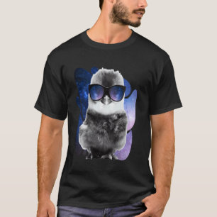 Camiseta Gafas de sol espaciales para pollos, pollito gafas