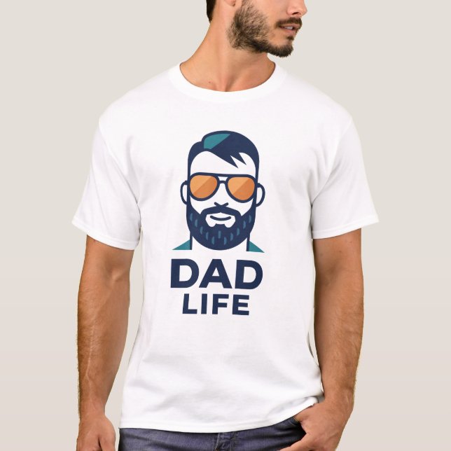 Camiseta Gafas de sol estilo papá genial (Anverso)