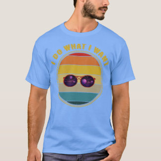 Camiseta Gafas de sol galaxia deterioradas 'Hago lo que qui