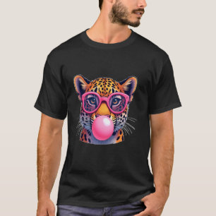 Camiseta Gafas de sol gato salvaje Jaguar Guepardo Leopardo