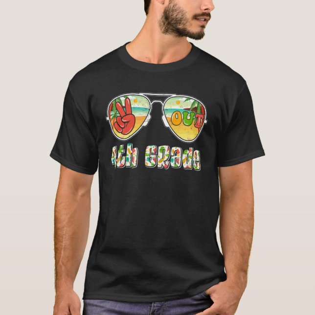 Camiseta Gafas de sol Graduación de profesores de cuarto gr (Anverso)