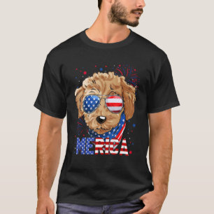 Camiseta Gafas De Sol Havanesas Merica 4 De Julio Estadouni