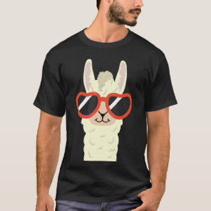 Camiseta Gafas de sol Llama Alpaca Niño Chica Niños 1
