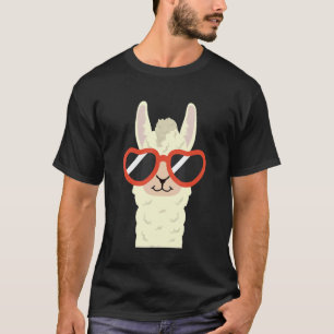 Camiseta Gafas de sol Llama Alpaca Niño Chica Niños 1