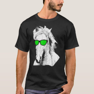 Camiseta Gafas de sol para caballo vacaciones primitivas mo