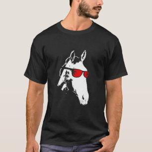 Camiseta Gafas de sol para caballos vacaciones primitivas m
