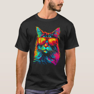 Camiseta Gafas de sol para gato Maine Coon