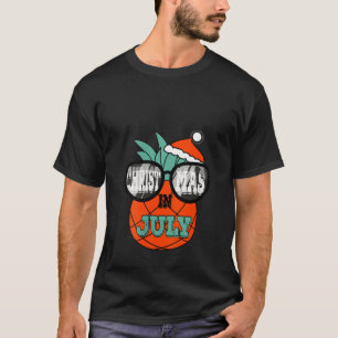 Camiseta Gafas de sol para mujeres Navidad en julio, Piña S