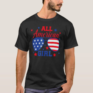 Camiseta Gafas de sol para niñas Todo American Girl 4 de ju