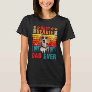 Camiseta Gafas de sol para perro divertido mejor papá Beagl