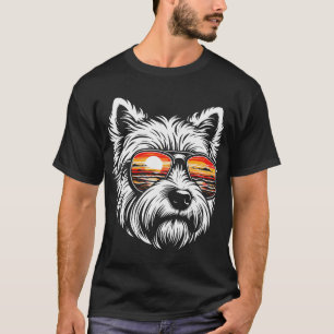 Camiseta Gafas de sol para perro Terrier Blanco de West Hig