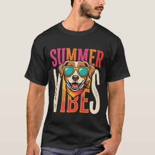 Camiseta Gafas de sol para perro vibraciones de verano