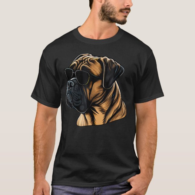 Camiseta Gafas de sol para perros Cool Dog - (Anverso)