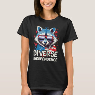 Camiseta Gafas de sol Perifluid Mapache Independencia Diver