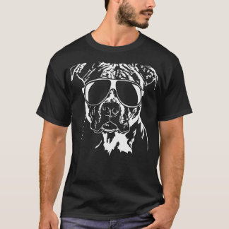 Camiseta Gafas de sol perro guay American Staffordshire Ter