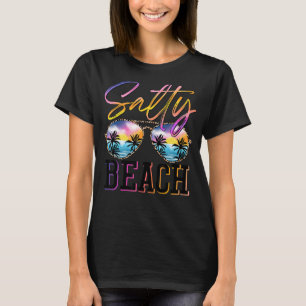 Camiseta Gafas de sol Playa Salty Hawaii Playa Hola Verano 
