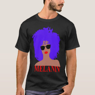 Camiseta Gafas de sol Puf Afro Diva Labios Rojos Magia de C