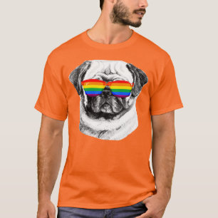 Camiseta Gafas de sol Pug Pride