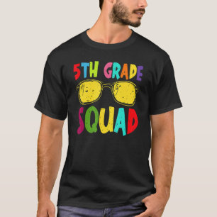 Camiseta Gafas De Sol Quinto Grado Escuadrón Primer Día De