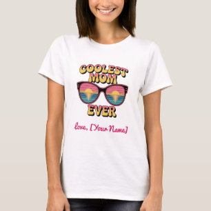 Camiseta Gafas de sol retro para la mamá más genial persona