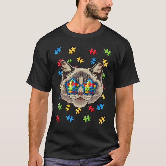 Camiseta Gafas de sol rompecabezas de muñeca de trapo Conci (Anverso)