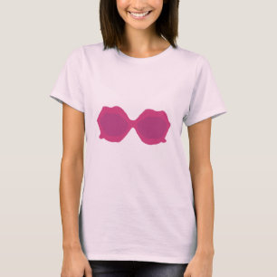Camiseta Gafas de sol rosadas
