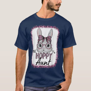 Camiseta Gafas de sol rosadas de leopardo blanqueado Conejo