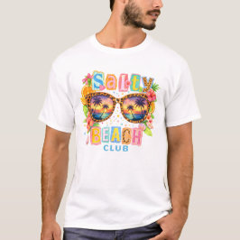 Camiseta Gafas de sol Salty Beach Club Atardecer Tropical