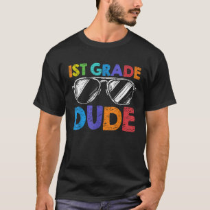 Camiseta Gafas de sol tipo tío de 1er grado Primer día de r