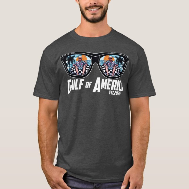Camiseta Gafas de sol Trump Golfo de América (Anverso)