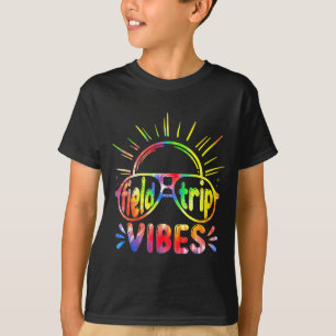 Camiseta Gafas de sol Vibes Field Trip Tie Dye Día de Campo