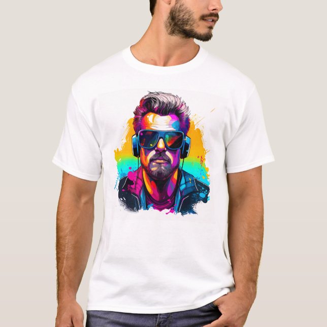 Camiseta Gafas de sol vivientes (Anverso)