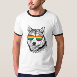 Camiseta Gafas de sol Wolf Pride