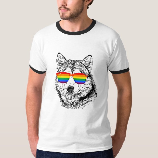 Camiseta Gafas de sol Wolf Pride (Anverso)