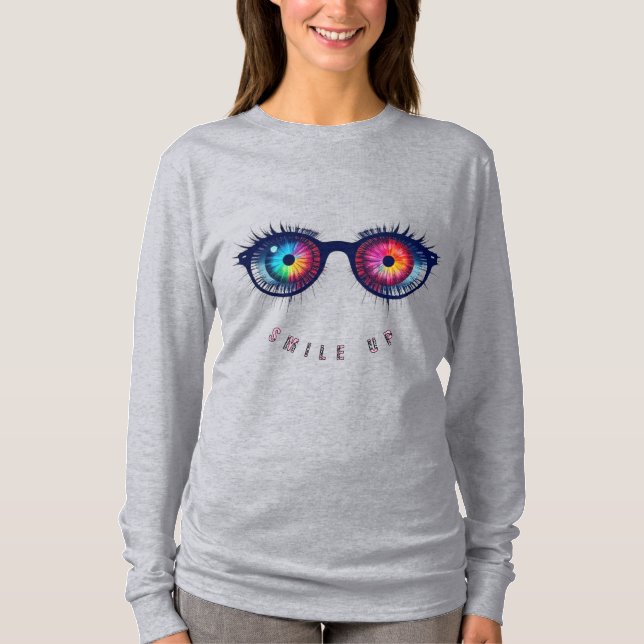 Camiseta Gafas de sonrisa (Anverso)