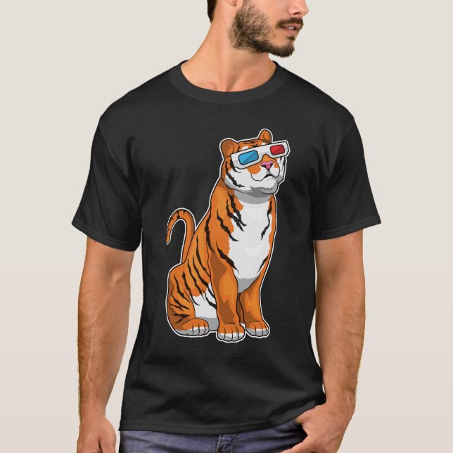 Camiseta Gafas de tigre (Anverso)