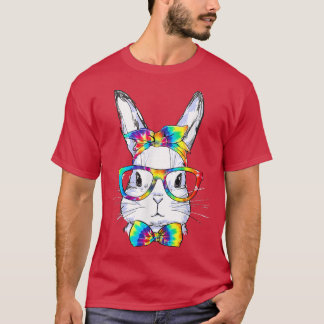 Camiseta Gafas de tinte de hippie de conejito suave de la c