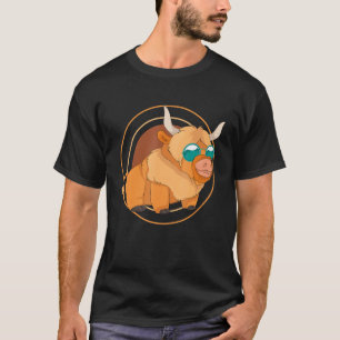 Camiseta Gafas divertidas animal de granja fresco Scottish